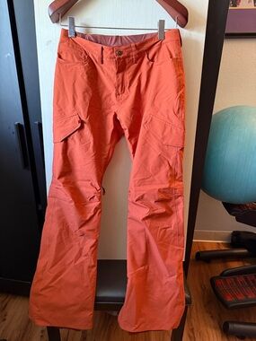 Burton Men's Cargo Pants in Rust Orange Snow pants